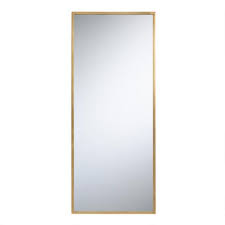 +2 colorsavailable in 2 colors. Antique Brass Leaning Full Length Sana Floor Mirror World Market