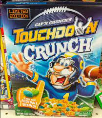 Cap N Crunch Touchdown Crunch Oat Cereal Capn Crunch Cereal Flavors