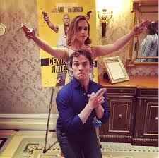 Pizza toppings, guilty binge watching and puppies. 24 Times The Me Before You Cast Was Just Too Adorable Sam Claflin Claflin Emilia Clarke