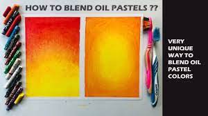 Membuat special effect dengan oil pastel : How To Blend With Oil Pastels In Hindi Best Oil Pastel Techniques Basic Oil Pastel How To Draw Youtube