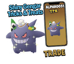 Pokemon Shiny Gengar Trick or Treat Registered Trade oder Ultrafriend