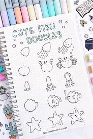 25 Best Step By Step Ocean Doodles For Bullet Journals Crazy Laura In 2020 Bullet Journal Ideas Pages Bullet Journal Doodles Bullet Journal Writing