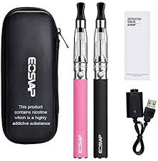 Find the best steam vaporizers for kids based on what customers said Eosvap 2 Pack Vape Pen E Cigarette Starter Kit E Cig Rechargeable Battery Zipper Case Refillable Atomizer 1 6ml Clearomizer Tank Usb Charge No Liquid No Nicotine Amazon Co Uk Health Personal Care