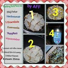 Resepi puding roti kastard noxxa. Resepi Puding Roti Kukus Noxxa