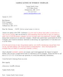 Example Of Cold Call Letter Of Interest For A Company Or Job Template Resume Now