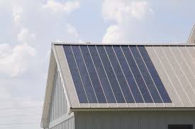 Thin Solar Panels On Metal Roof Generate Electricity For Your Home See This Page As Well Http Www Englertinc Com Blo Solar Roof Metal Roof Best Solar Panels