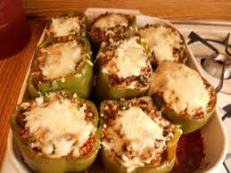 In this healthy ground beef recipe, bell peppers are stuffed with ground beef, rice, mushrooms, corn, plenty of herbs, and some cheese for a hearty dish that will truly leave you while this recipe calls for either ground sirolin or ground turkey, you can still keep it lean by using lean ground beef instead. Stuffed Peppers Without Rice Low Carb And Diabetic Friendly Turkey Meat Spinach Tomato Sauce Onion Garlic And Stuffed Peppers Low Carb Diabetic Friendly
