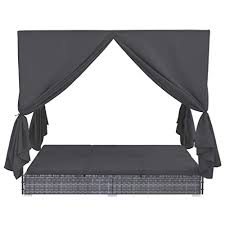 We did not find results for: Festnight Patio Double Chaise Lounge 2 Person Outdoor Sun Bed Garden Daybed With Curtains Poly Rattan Gray Pricepulse