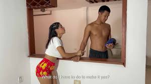 Le ruego a mi hermanastro que me folle con su enorme pene, y termina  dándome una rica follada