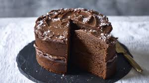 Salted Chocolate Cake Recipe With Images Cake Recipes Bbc Dairy Free Cake Best Cake Recipes