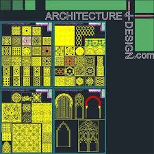 Islamic Architecture Ornament Motifs And Arches For Autocad Islamic Architecture Autocad Architecture