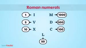 #ace success classes #roman numbers from 1 to 10000. Roman Numerals Roman Numbers 1 To 1000 Youtube