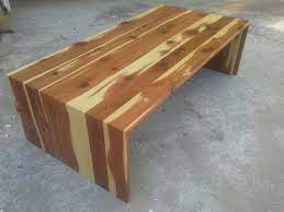 Browse our selection of nightstands, barstools, benches, coffee tables & more! Hand Crafted Cedar Waterfall Coffee Table By Tpt Cal Custommade Com