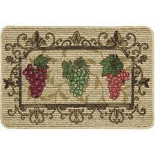 See more ideas about grape kitchen decor, kitchen decor, grapes. Mainstays Nature Trends Grape Bunches Printed Kitchen Mat 18 X 30 Walmart Com Walmart Com