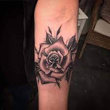 Rose tattoos often make us consider romance and relationships but there are more symbolic meanings behind rose tattoos than simply a beautiful flower. 155 Rose Tattoos Everything You Should Know With Meanings Wild Tattoo Art