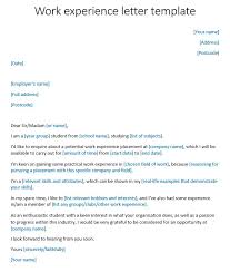 But enough of the theory. Work Experience Letter Template Reed Co Uk