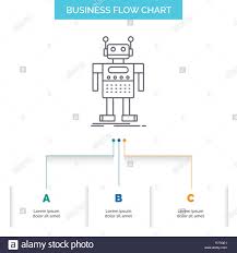 Robot Android Artificial Bot Technology Business Flow