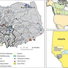 Cline River Watershed And The Upper North Saskatchewan River