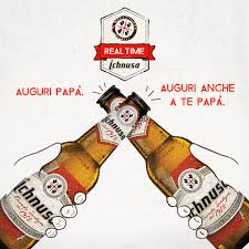 Con Voi Festeggiamo Da Generazioni Buona Festa Da Birra Ichnusa Birra Ichnusa Birra Progetti Con Il Legno