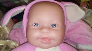 I've said before that dolls creep me out. Anyone else find this bunny brat  demonic?