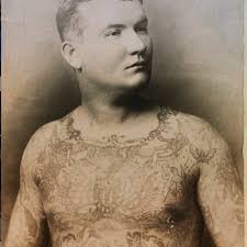 Jumped the gun a second ago. I just discovered that this tattooed skin,  which features prominently in my book, turns out to have belonged to John  O'Reilly, brother of famous tattooer Samuel