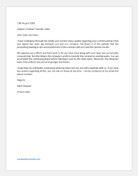 Maybe you would like to learn more about one of these? Contract Transfer Letter Template Word Excel Templates