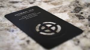 Black metal business cards may create opportunities: Metal Business Cards Vegas Printing