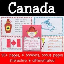 The first and fourth page are printed on one side of the sheet add images from your computer by clicking the insert menu and then clicking pictures. Canada Country Booklet Canada Country Study Interactive And Differentiated