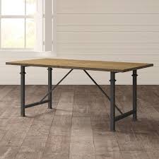 Washburn Dining Table Reviews Birch Lane Rectangle Dining Table Narrow Dining Tables Brown Wood Dining Table