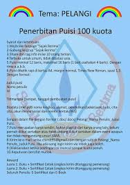 Ia lahir di tasikmalaya 21 juni 1986. Contoh Syair Pendidikan 3 Bait Cikimm Com