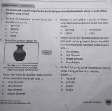 Menurut feldman (1967) kritik dalam seni terbagi menjadi 4 jenis. Soal Pilihan Ganda Materi Dimensikelas Tiga X Jawabanku Id