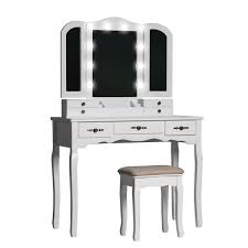 Bench features pink microfiber upholstery. Lighted Bedroom Vanity Mirror Wayfair