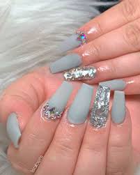 Apply white polish on the index finger. The Best Gray Nail Art Design Ideas Stylish Belles Nails Gray Nails Nail Art Designs Summer