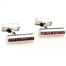 Romance Purple Crystal Cylinder Mens Cufflinks Cufflinks Men Cufflinks Purple Crystals