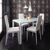 Gather around the table with comfortable dining room chairs. Metal Dining Table Sets You Ll Love Wayfair Co Uk