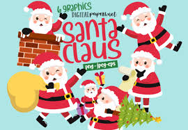 Download Santa Claus At Work Graphic By Digitalpapers Creative Fabrica SVG Cut Files