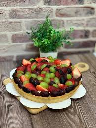 fruit tart 水果挞 food breakfast waffles