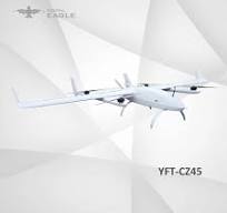 Drone d'entraînement hybride à voilure fixe VTOL, UAV pour la patrouille  des frontières et des pipelines YFT-CZ45RC