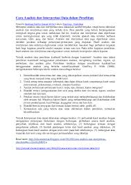Interpretasi sangat berkaitan dengan jangkauan yang harus dicapai oleh subjek dan pada waktu yang bersamaan juga diungkapkan kembali. Doc Cara Analisis Dan Interpretasi Data Dalam Penelitian Posted By Inayah Faqot Academia Edu