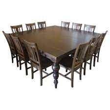 Check spelling or type a new query. Turned Leg Square Dining Table Set Of 12 Traditional Dining Sets By James And James Furniture Houzz