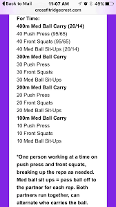 Hspu, wall balls, t2b, power cleans, burpees and sdhp. Partner Wod Crossfit Partner Workout Crossfit Workouts Best Crossfit Workouts