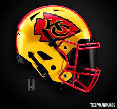 Concept 2 has stuck with the original design with some slight, but damaging changes. Custom Chiefs Helmet Google Search
