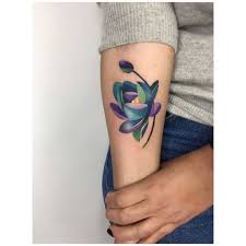 #tattoos #tattoo #flower tattoo #small tattoos #girly tattoos #flower tattoos #these are so cute. Watercolor Lotus Flower Tattoo By Mavka Leesova Tattoogrid Net