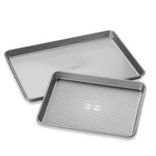 Usa Pan 2 Piece Bakeware Set Bed Bath Beyond Glass Bakeware Set Bakeware Set Baking Pans Set