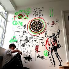 Beautifully painted on the wall, inspiring us to keep chasing your dreams, every single day. Mural Art London Mural Artists For Hire Graffiti Mural Street Art