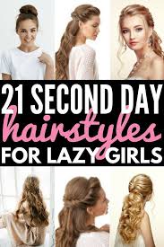 We've found some quick tricks and hairstyles that'll help it's quite challenging to style oily hair as it tends get limp and every product you use only adds to the grease. 10 Easy Second Day Hair Hacks And Styles For Gorgeous Locks Second Day Hairstyles Easy Hairstyles Short Hair Styles Easy