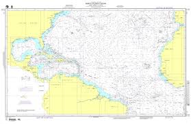 Nga Chart 12 North Atlantic Ocean North America To Africa