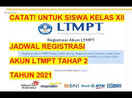 Mulai 7 februari 2021 sampai 12 maret 2021 sudah dibuka registrasi akun ltmpt tahap kedua. Ini Jadwal Pendaftaran Akun Ltmpt Tahap 2 Tahun 2021 Youtube