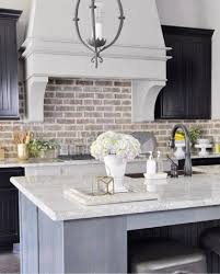 This kitchen is truly gorgeous, isn't it? Whitewashed And White Brick Backsplashes To Add Texture In The Kitchen Godiygo Com