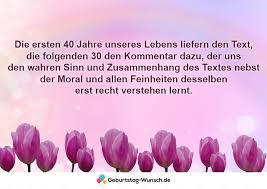 Geburtstag gratulieren möchte, kann diese mit diesem bild zum 40. L 40 Geburtstag Spruche Die Besten Spruche Fur Manner Und Frauen